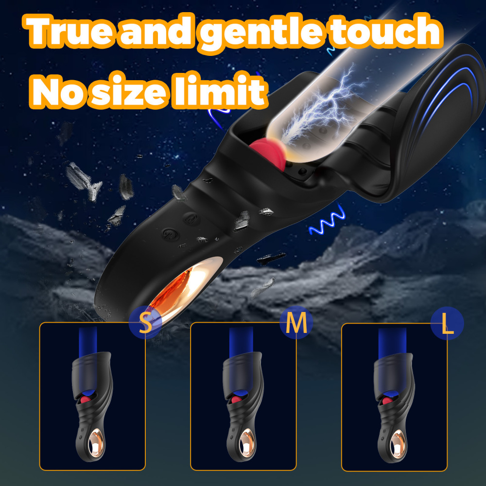 Male Masturbaters Automatic Handsfree Rotating Cup Thrusting Stroker Lubricants
