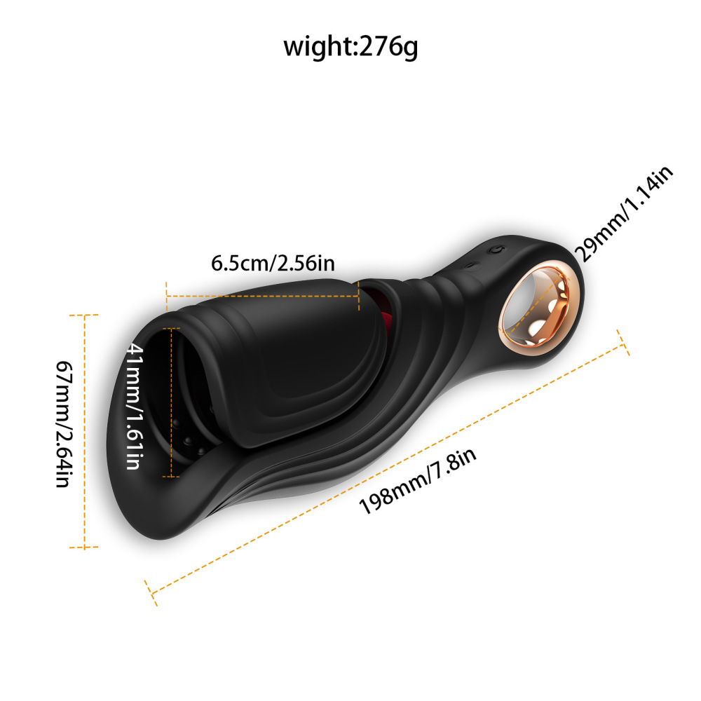 Male Masturbaters Automatic Handsfree Rotating Cup Thrusting Stroker Lubricants