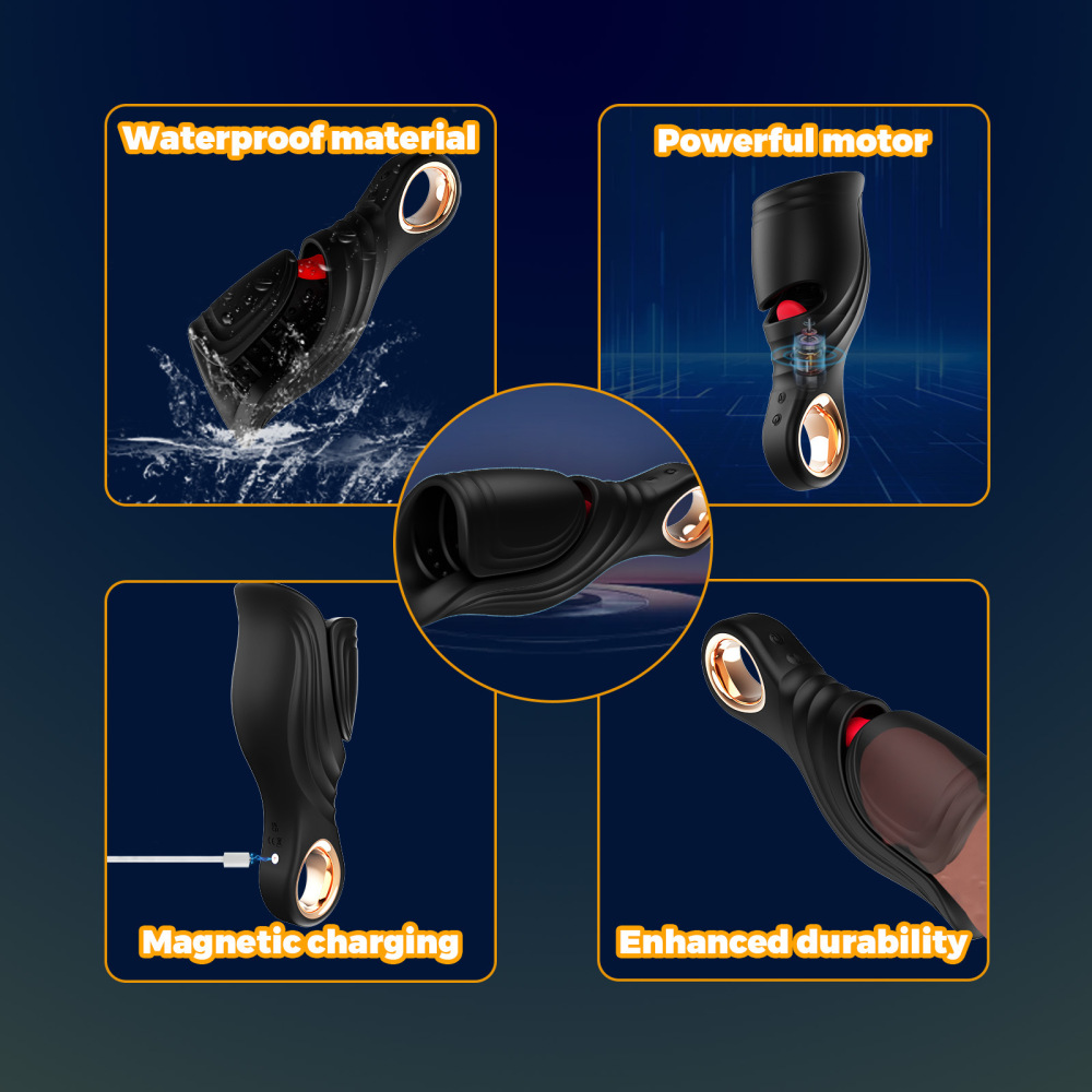 Male Masturbaters Automatic Handsfree Rotating Cup Thrusting Stroker Lubricants