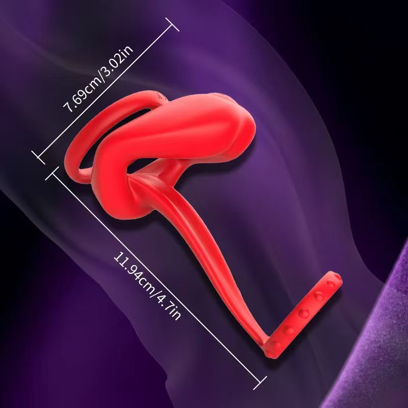 Penis Cock Ring Vibrating Testicle Stimulator Prostate Massager Sex Toys for Men