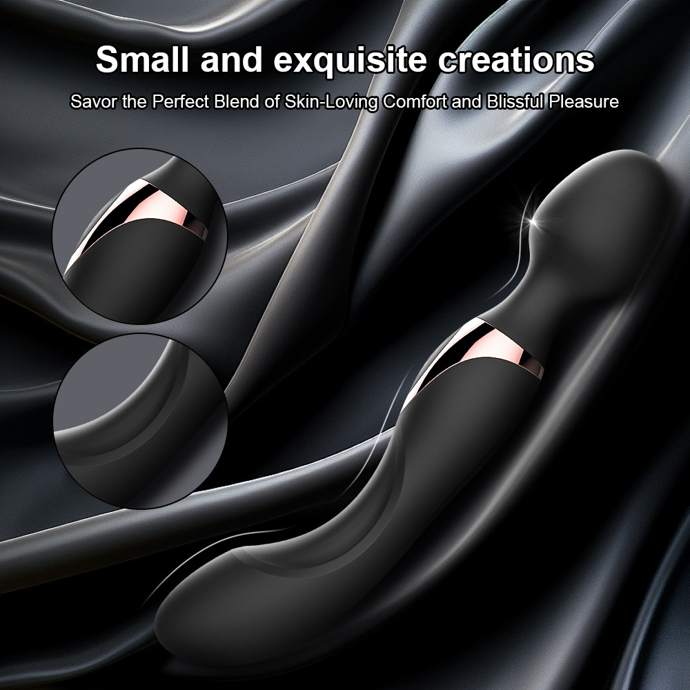 Dual Vibrator Dildo G-Spot Massage Wand Real Clit Stimulator Sex Toys for Women
