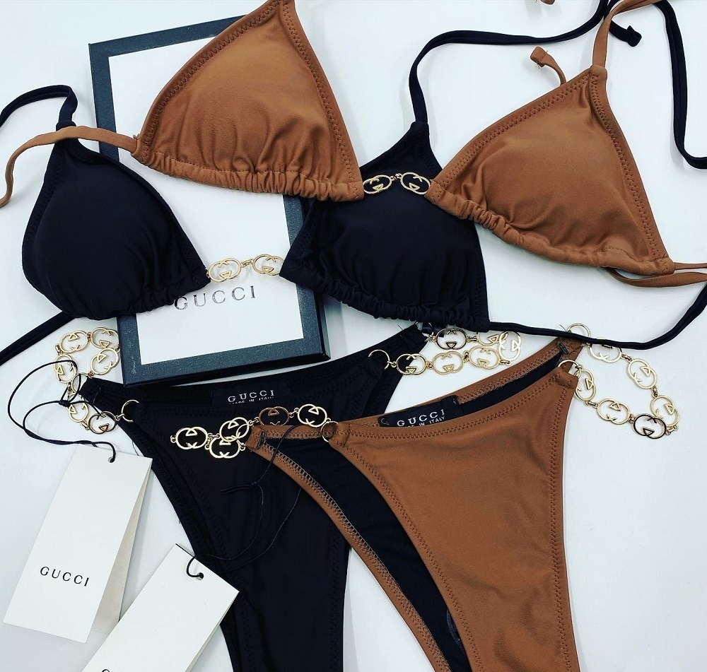 Summer Womens Swimwear Bikinis Underwear High Waist Elastic Women Swimsuit Sexy Backless Ladies Bathing Suits Gifts