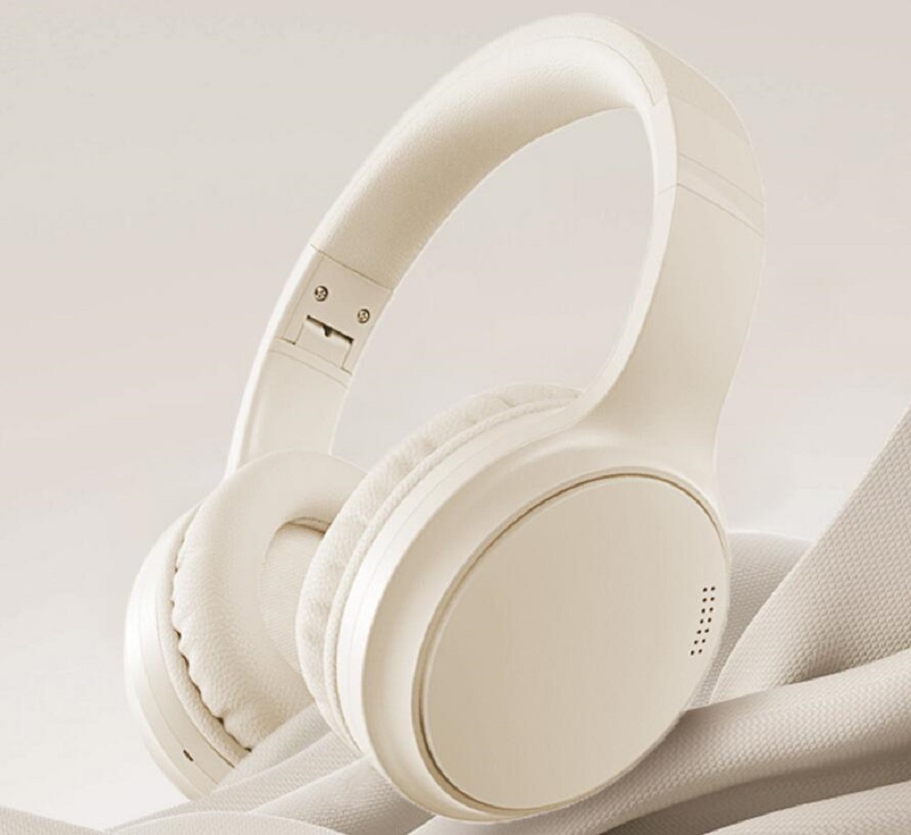 Head Mounted Wireless Bluetooth Earphones with ANC Active Noise Cancellation and ENC Call Function, Foldable Head Mounted Earphones Suitable for School Travel and Work
