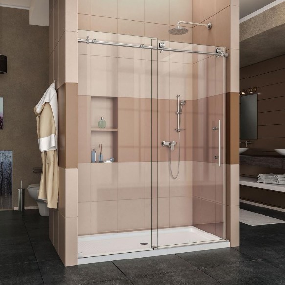 Sliding shower door Shower Enclosure
