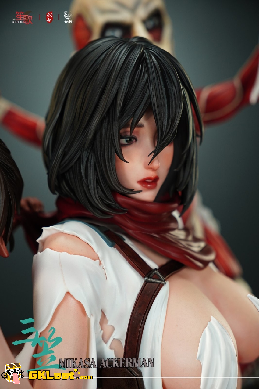 ShengGe Studio 1/4 Attack On Titan Mikasa Ackerman Statue,ShengGe Studio ShengGe Studio 1/4 Attack On Titan Mikasa Ackerman Statue,ShengGe Studio