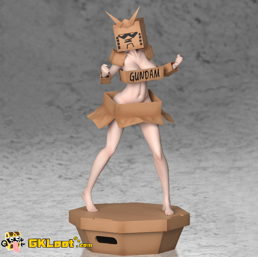 FB Studio Gundam Cardboard Girl Statue