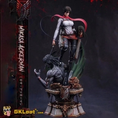 LC Studio Attack on Titan Mikasa Ackerman Statue | GKLoot.com