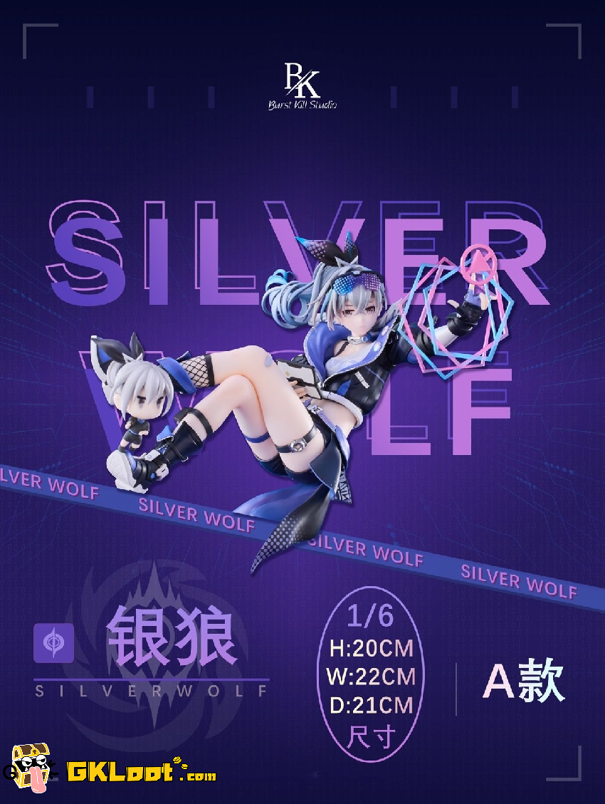 Blast Kill Studio 16 Honkai: Star Rail Silver Wolf Statue,Blast Kill Studio