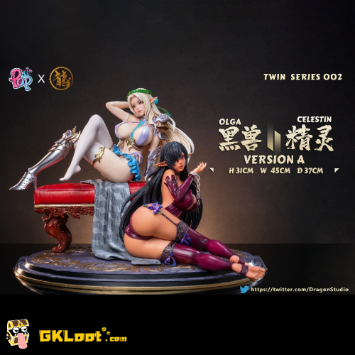Dragon & Pop Studio 1/6 Kuroinu Redux Olga & Celestin Statue,Dragon & POP  Studio