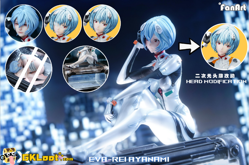 FanArt Studio 1/4 Neon Genesis Evangelion Ayanami Rei Statue