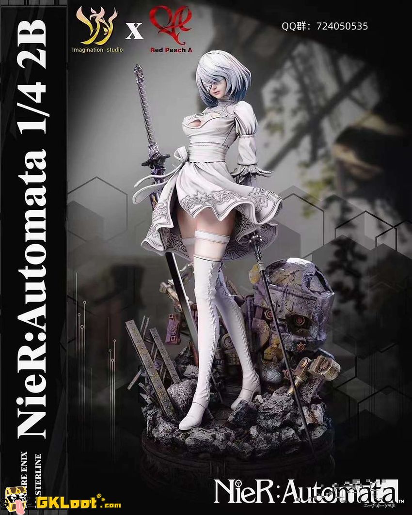 Imagination & Red Peach A Studio 1/4 NieR:Automata 2B Statue