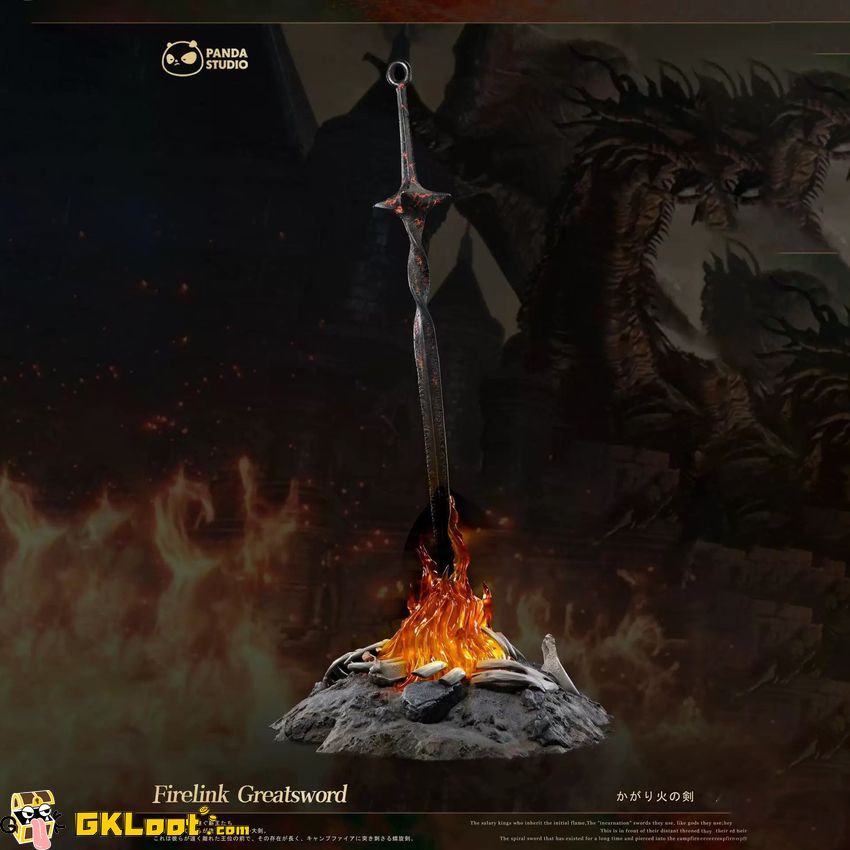 Panda Studio Dark Souls 3 FireLink Greatsword Statue