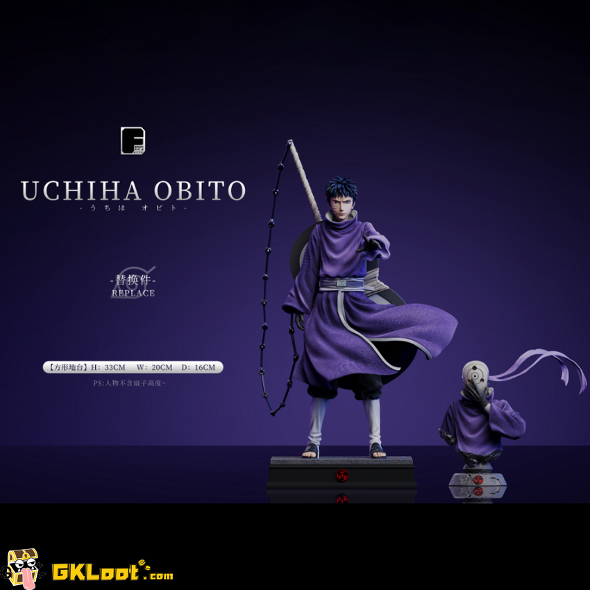 Dream Fly Studio Uchiha Obito Statue w/ LED
