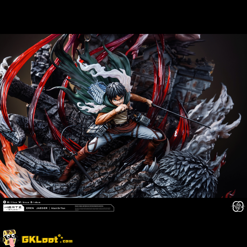 Hertz Studio Attack on Titan Eren Jaeger Statue