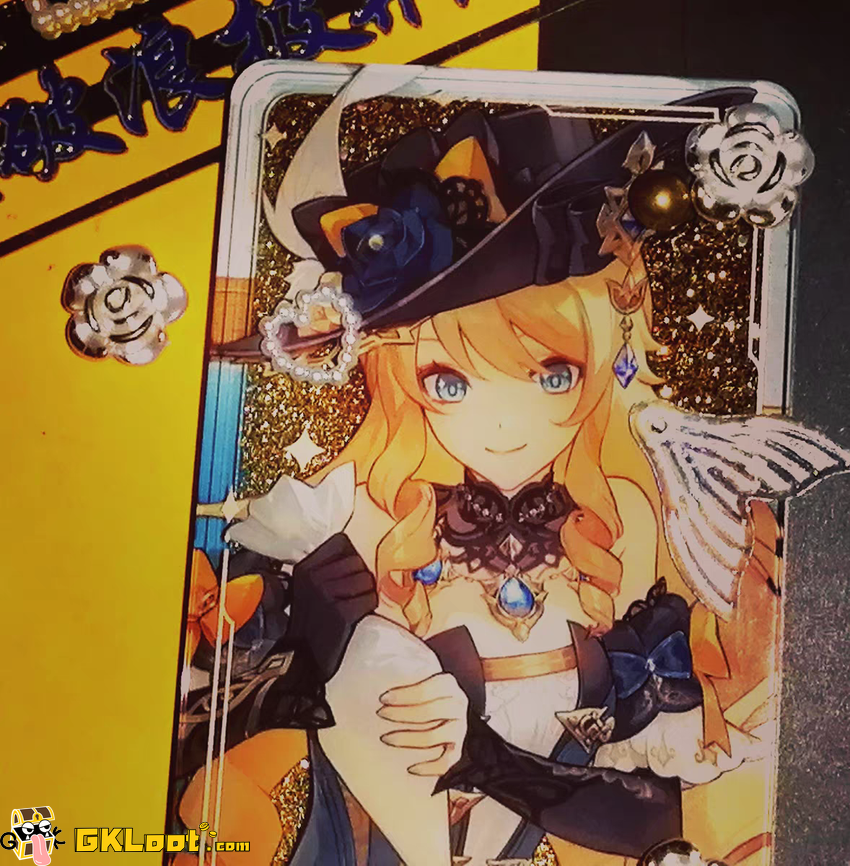 [Coming Soon] Genshin Impact Navia Flowing Sand Acrylic Display Card
