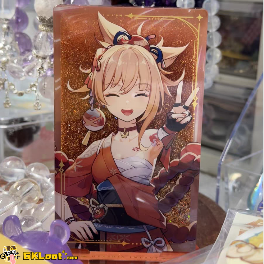 [Coming Soon] Genshin Impact Yoimiya Flowing Sand Acrylic Display Card