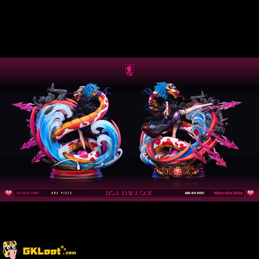 Big Feeler Studio Pop One Piece Boa Hancock Statue w/ LED