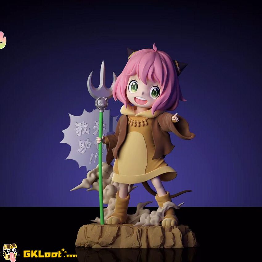 Variety Studio Spy × Family Anya Forger Cosplay Yellow Wind Demon Statue