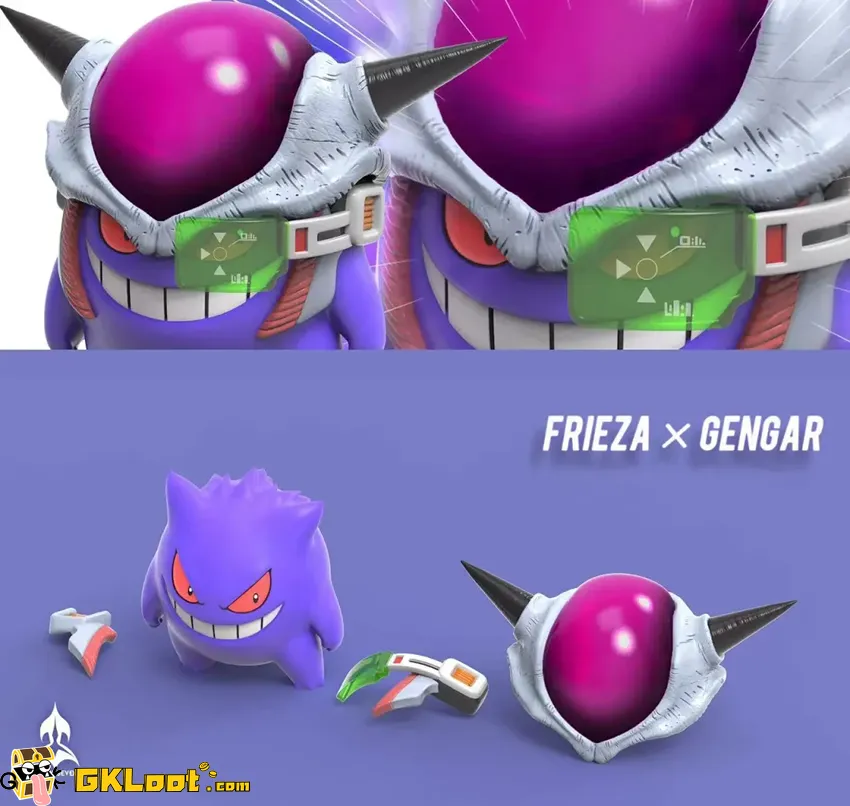 Ninety Seven Studio Pokémon Gengar Cosplay Frieza Statue
