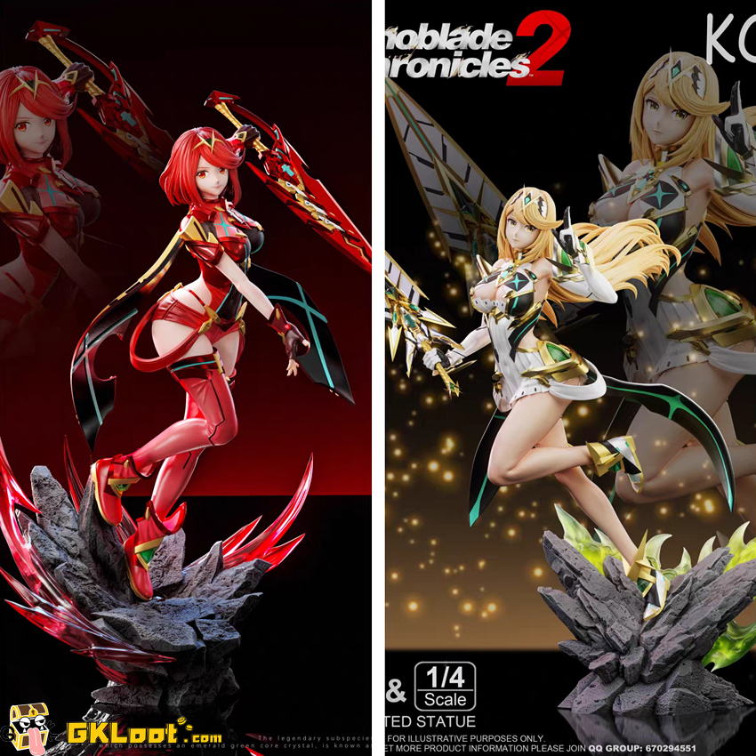 KOD Studio Xenoblade Chronicles Mythra & Pyra Statue