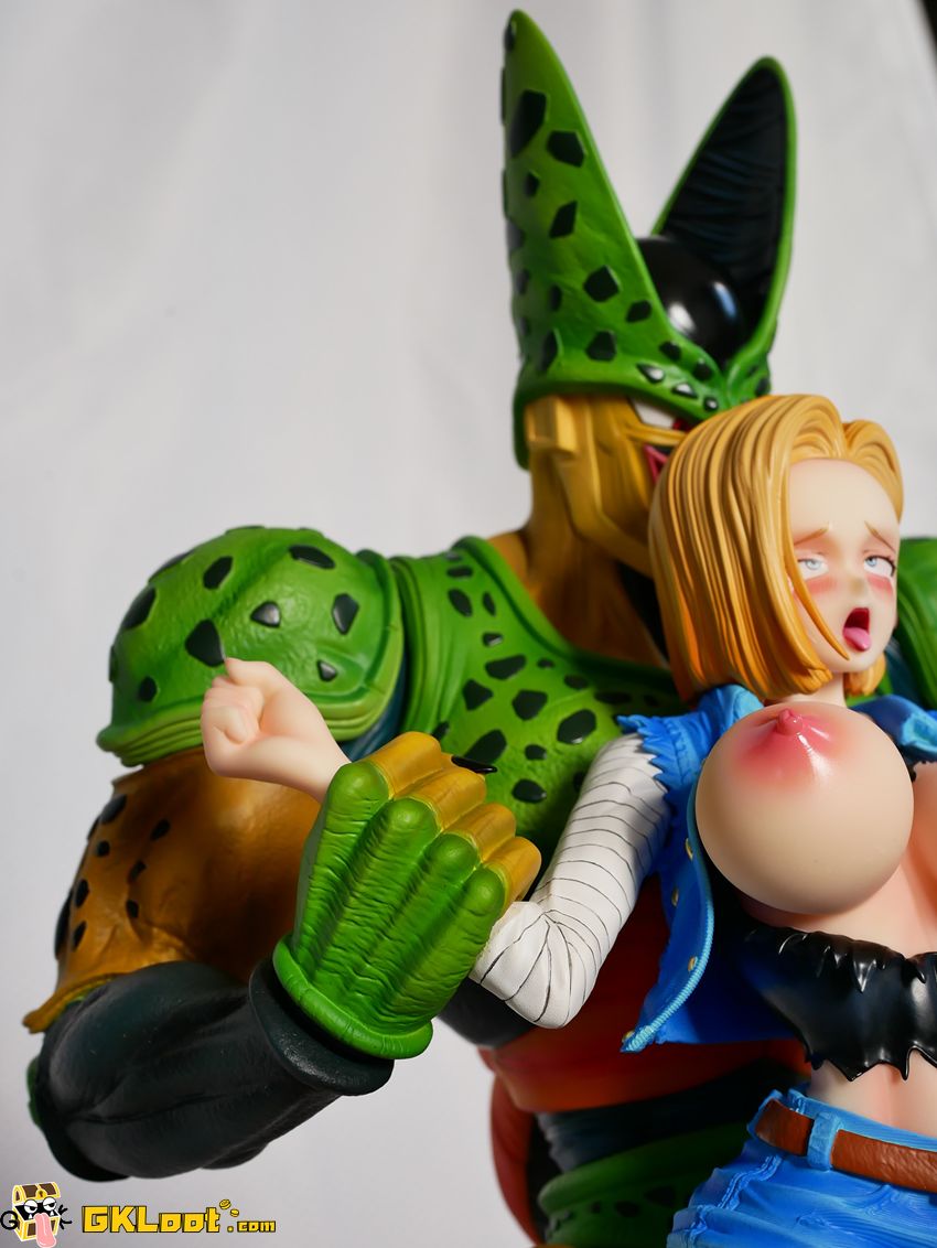FB Studio Dragon Ball Android 18 & Cell Statue | GKLoot.com