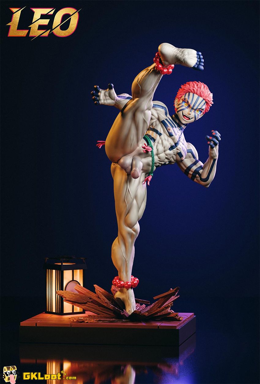 レオ Leo Studio 1/6 Demon Slayer Akaza Statue w/ LED | GKLoot.com