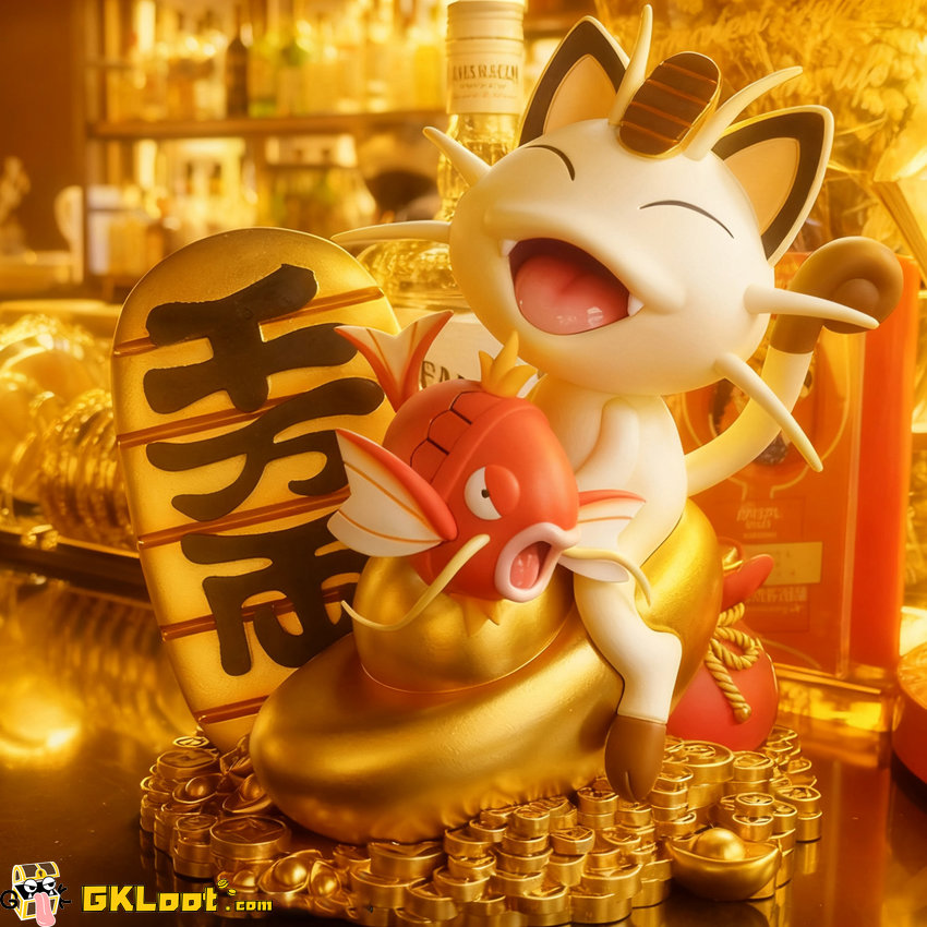 DY Studio Pokémon Meowth Statue