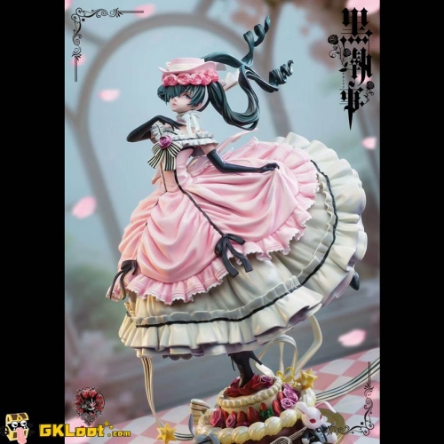 open lace back dress Black Butler Ciel Phantomhive Cosplay Costumes Lolita Dress