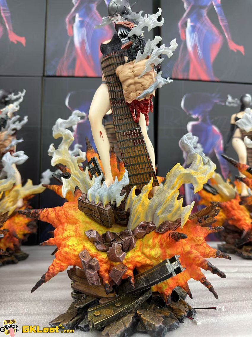 QuietArt & Hera Studio 1/6 Chainsaw Man Reze & Denji Statue