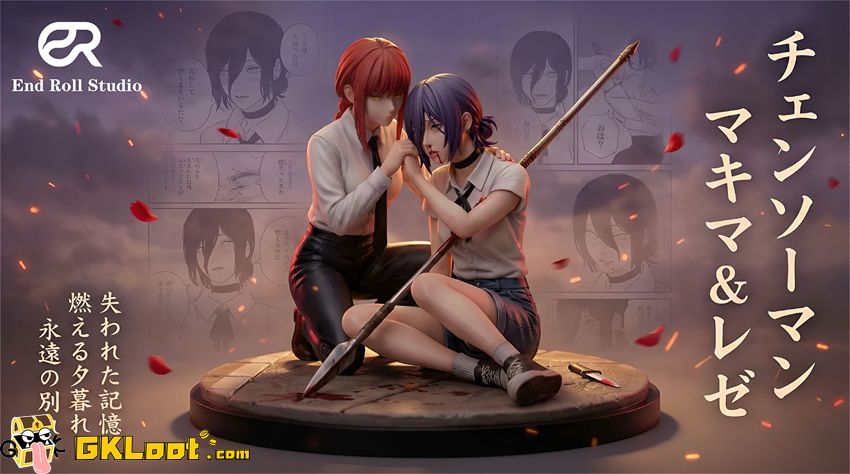 End Roll Studio 1/7 Chainsaw Man Makima & Reze Statue | GKLoot.com