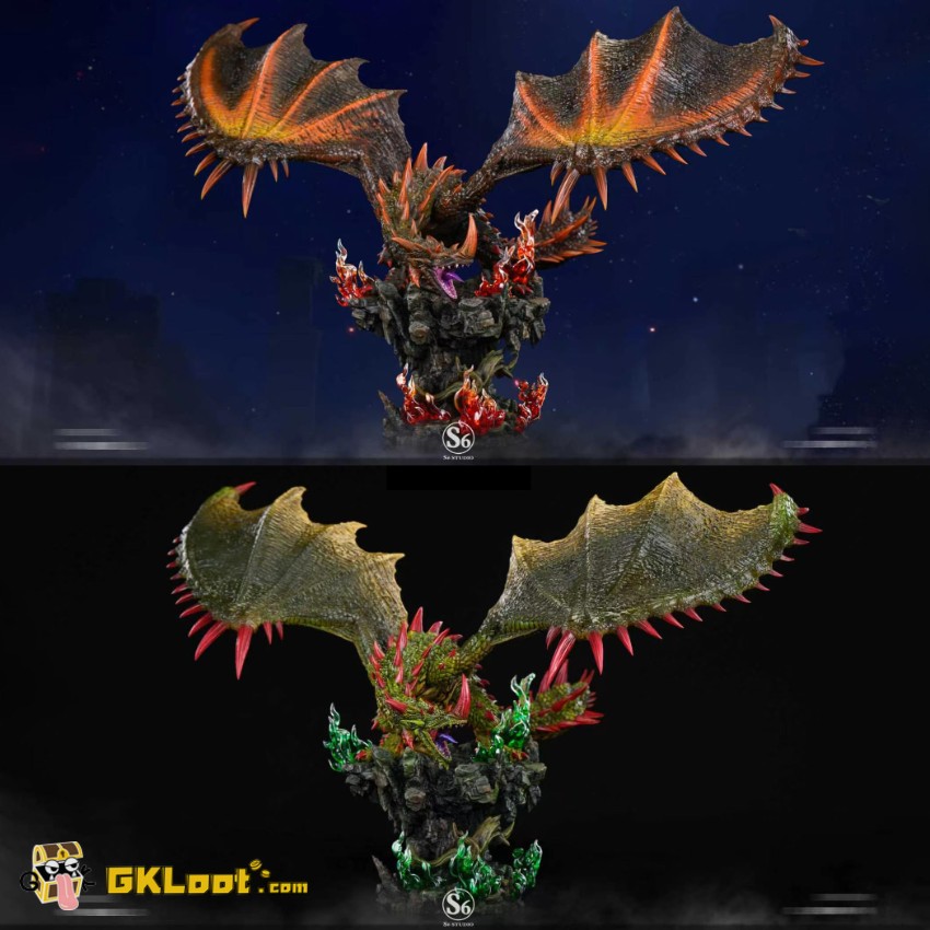 [Pre-Order] S6 Studio Monster Hunter Flaming Espinas & Espinas Statue