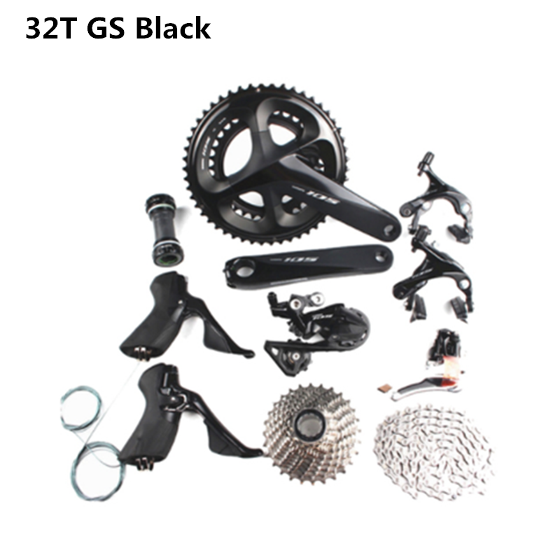 SHIMANO 105 R7000 Groupset 2x11 Speed 170/172.5/175mm 50-34T 52-36T 53-39T Road Bike Bicycle Kit Groupset Upgrade From 5800