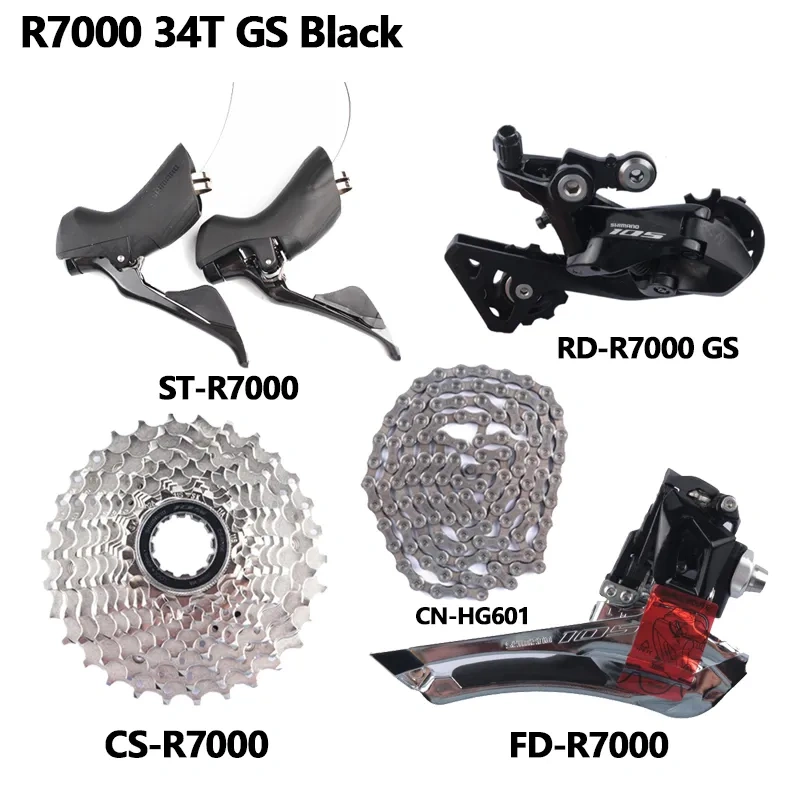 Shimano 105 Ultegra R7000 R8000 Groupset 2x11s Road Bike Bicycle Set CS 12-25T/11-28T/11-30T/11-32T/11-34T Upgrade From 5800