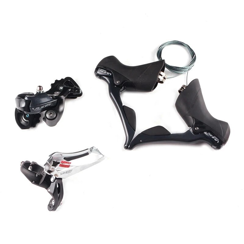 Shimano R3000 9 speed ROAD Bike Rear Derailleur Long Cage GS shifter + Front Rear + Derailleur