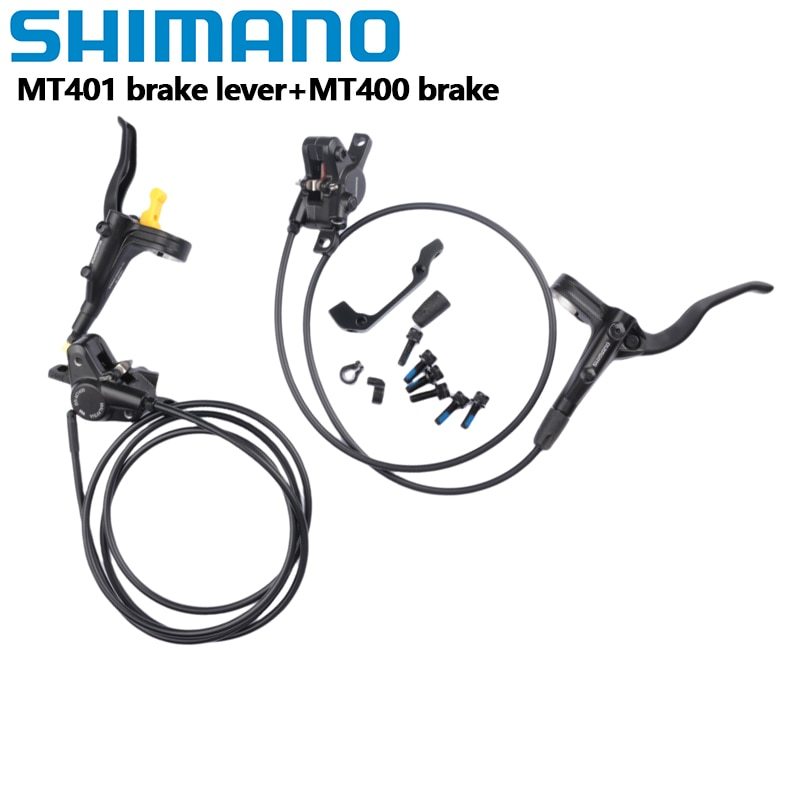 Shimano MT400 MT501 Brake 2 Pistons MTB Hydraulic Disc Brake Left Front Right Rear 850MM 800MM 1450MM Split Brake Lever Original