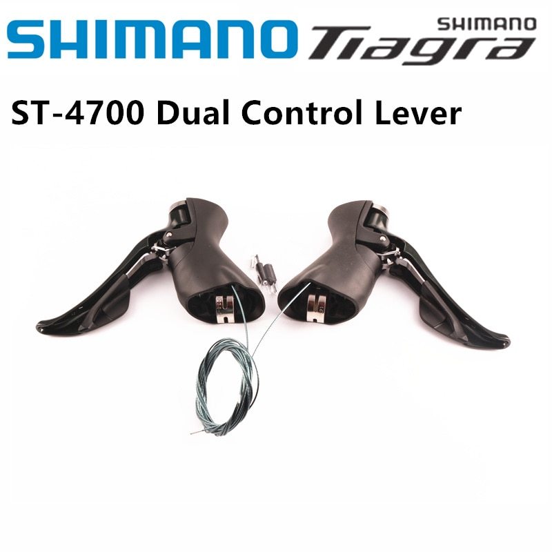 Shimano TIAGRA ST 4700 4703 Black Dual Control Lever 2x10 Speed 3X10 Speed Derailleur Road Bicycle Bike Shifter 20s 30s