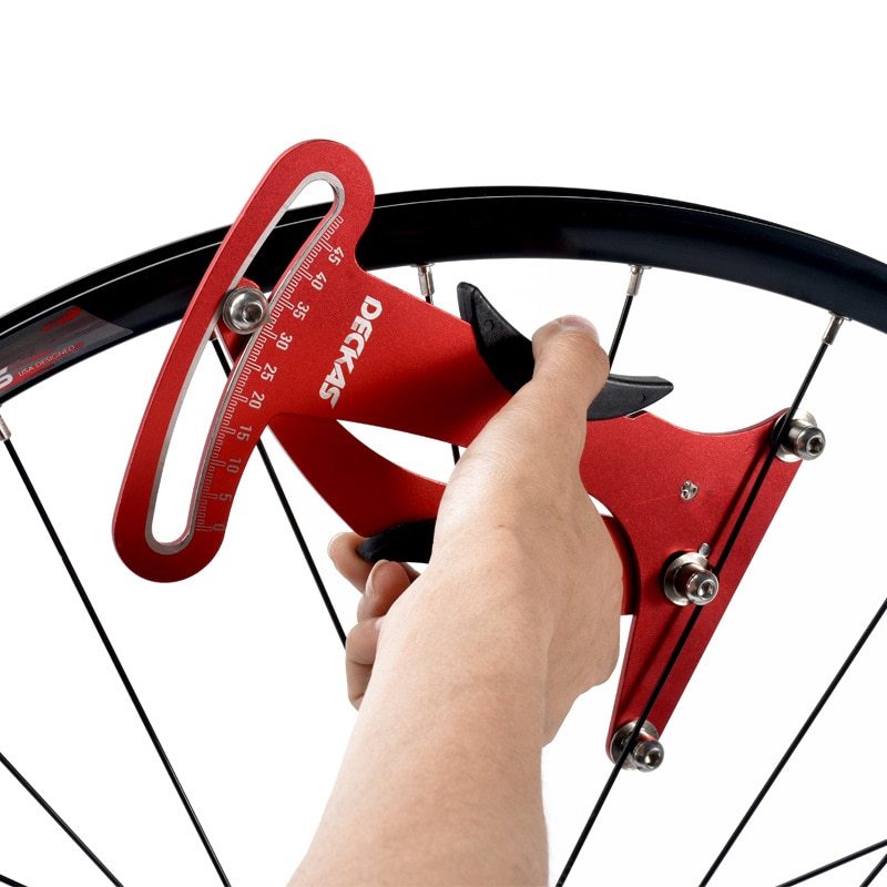 Deckas Bike Indicator Attrezi Meter Tensiometer Bicycle Spoke Tension Wheel Builders Tool Bicycle Anrancee Spoke Repair Tool