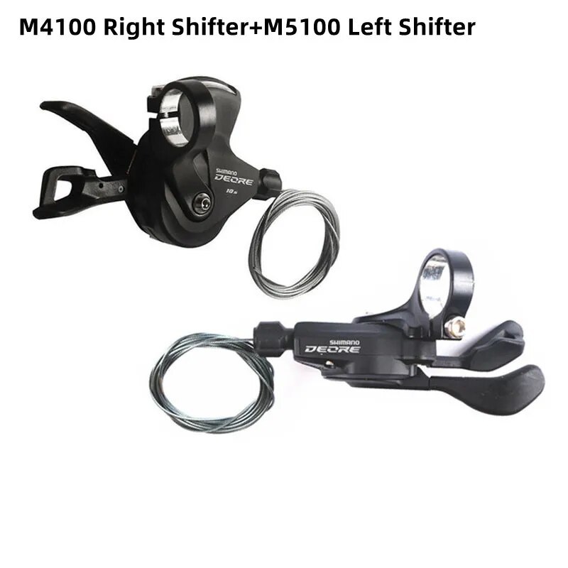 Shimano DEORE M4100 M5100 Left 2 Speed M6000 Shifter Right Left Shifter 2/3x10-Speed MTB Shifting Levers 20 Speed 30s Shifter