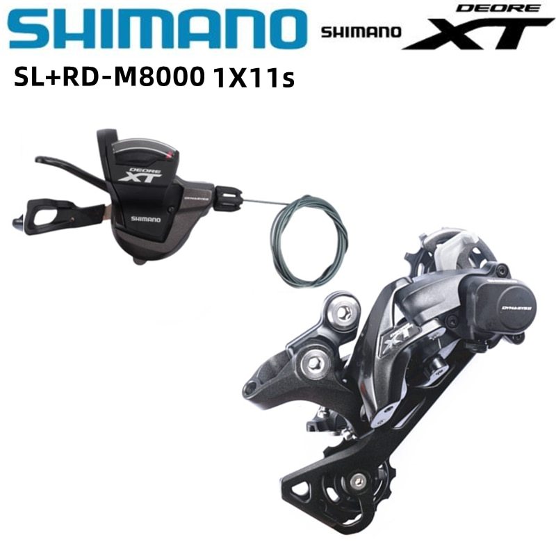 SHIMANO DEORE M5100 XT M8000 SLX M7000 11S Rear Derailleur Shifter Lever Mini Groupset MTB Mountain Bike Transmission Derailleur