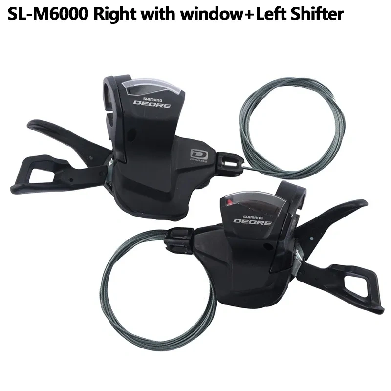 Shimano DEORE M4100 M5100 Left 2 Speed M6000 Shifter Right Left Shifter 2/3x10-Speed MTB Shifting Levers 20 Speed 30s Shifter