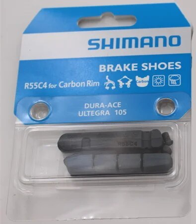 Shimano Road Brake Shoes Dura-Ace Ultegra 105 Pads Inserts R55C4 R55C4+1 R55C4-A Retail