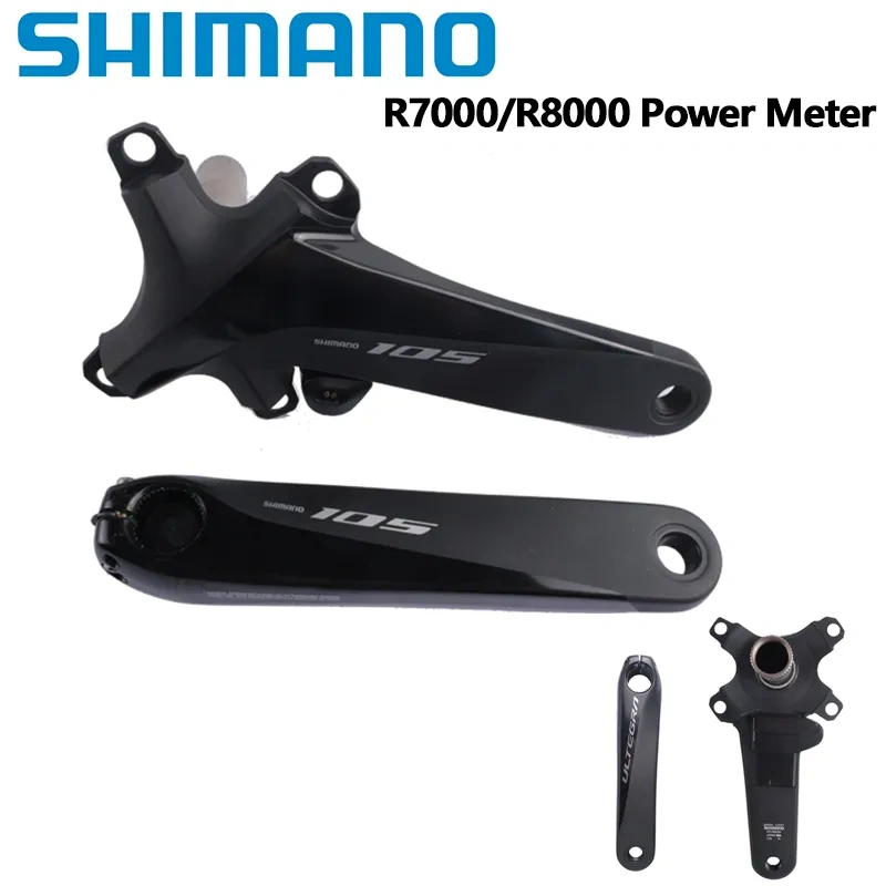 Shimano 105 R7000 ULTEGRA R8000 11S R7100 12S Left Right Crank With XCADEY X-POWER METER 170MM Crank GPS Support ANT Bluetooth