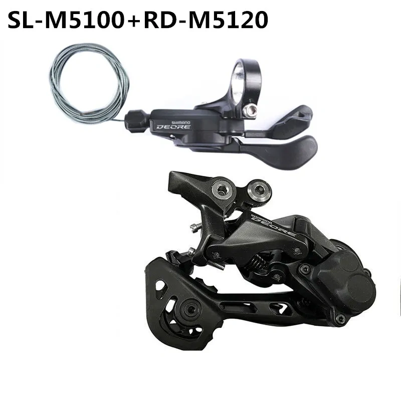 SHIMANO DEORE M5100 XT M8000 SLX M7000 11S Rear Derailleur Shifter Lever Mini Groupset MTB Mountain Bike Transmission Derailleur