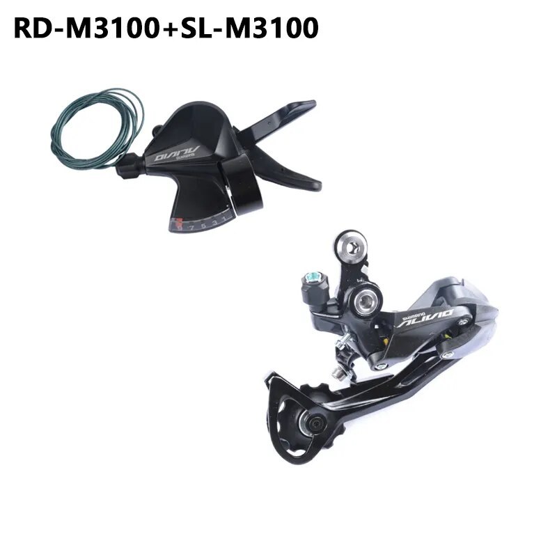 Shimano Alivio M3100 Shifter Lever Rear Derailleur SGS 2s 3s 9s Mini Groupset For MTB Bicycle Mountain Bike Original Shimano