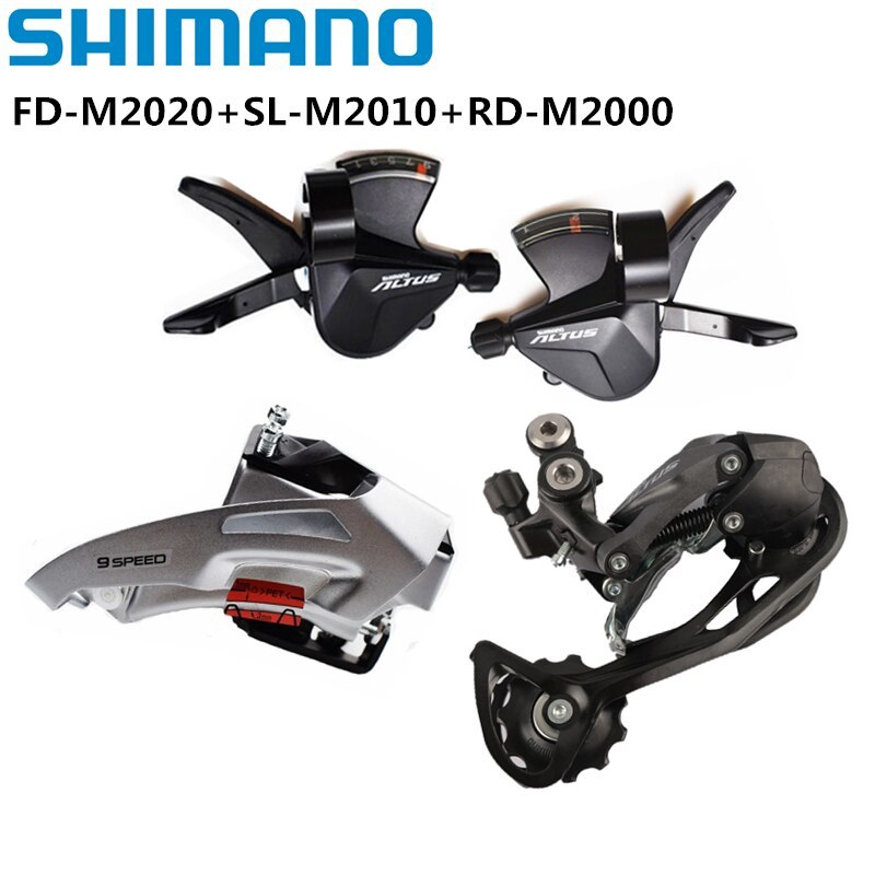 SHIMANO Groupset SL-M2010 Shifter Right 9s Left 2s Front Derailleur M2020 RD-M2000-SGS For Mountain Bike Bicycle