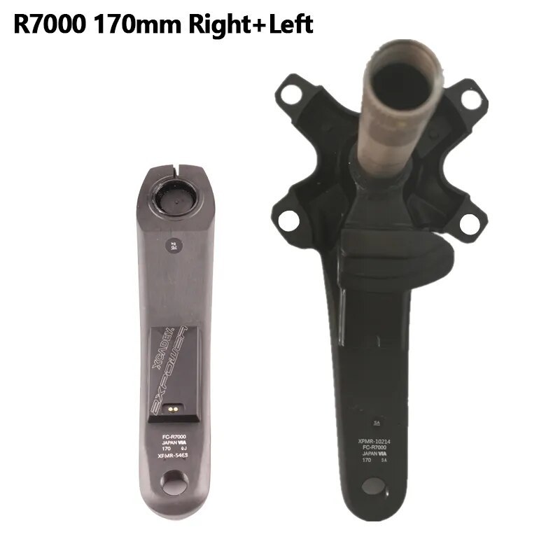 Shimano 105 R7000 ULTEGRA R8000 11S R7100 12S Left Right Crank With XCADEY X-POWER METER 170MM Crank GPS Support ANT Bluetooth