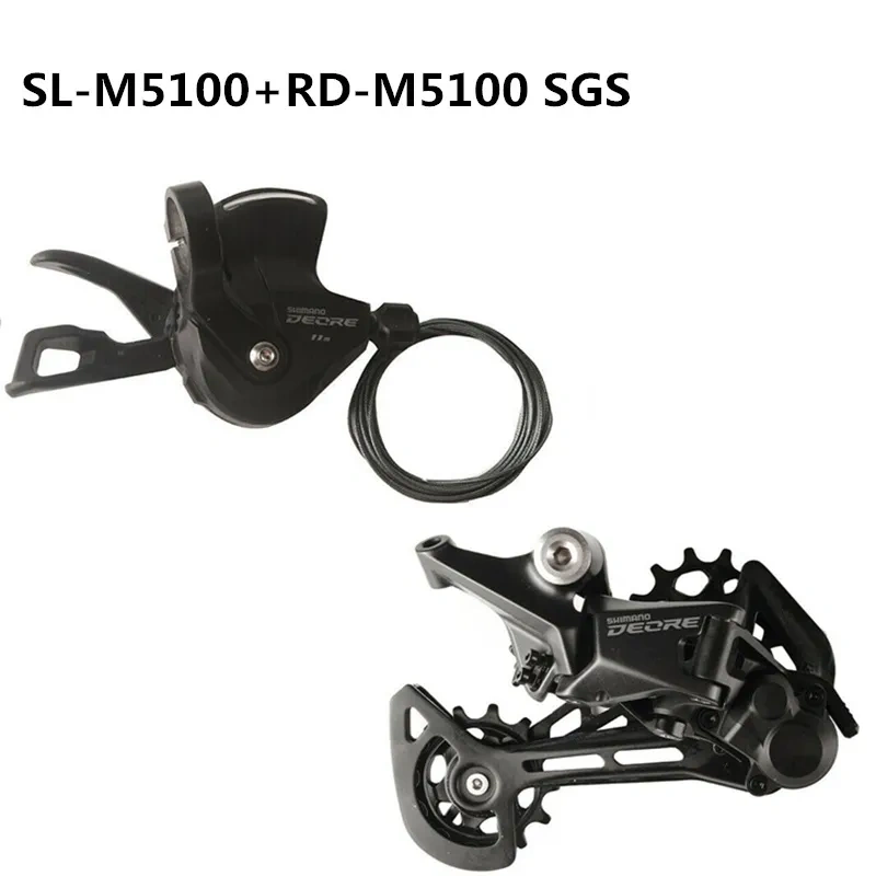 SHIMANO DEORE M5100 XT M8000 SLX M7000 11S Rear Derailleur Shifter Lever Mini Groupset MTB Mountain Bike Transmission Derailleur