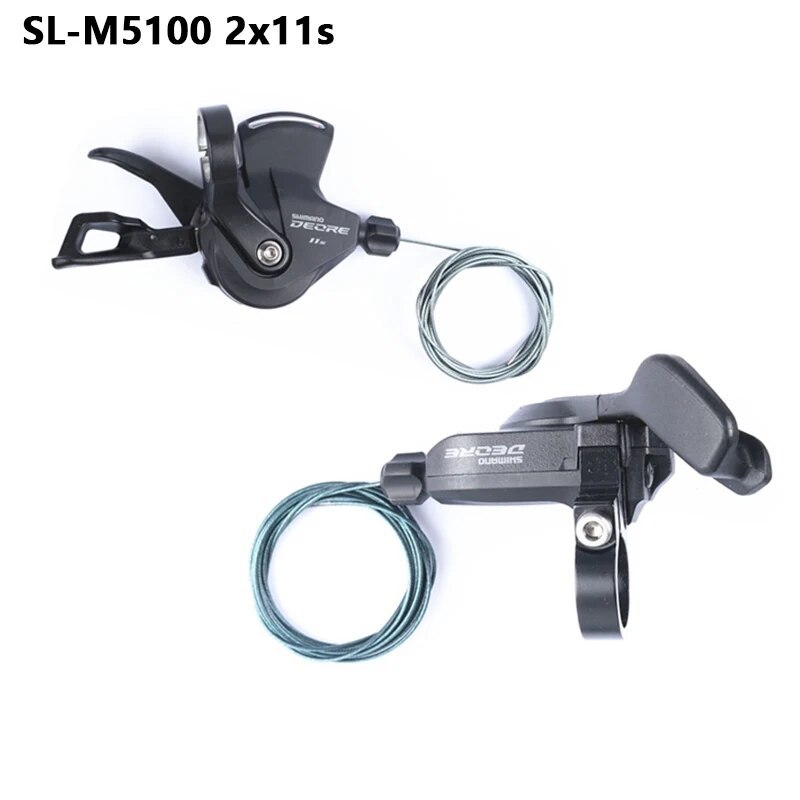 Shimano Deore M5100 SLX SL M7000 M8000 Shift MTB Bicycle Shifter Lever 2S 11 Speed Right Shifter Left Shift Lever w/Inner Cable