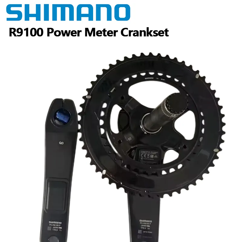 Shimano DURA ACE R9100-P Power Meter Crank 165/170/172.5/175MM Chain Wheel  50-34T 52-36T One Pair Crank No Chainring Bike Part,shimano road bike