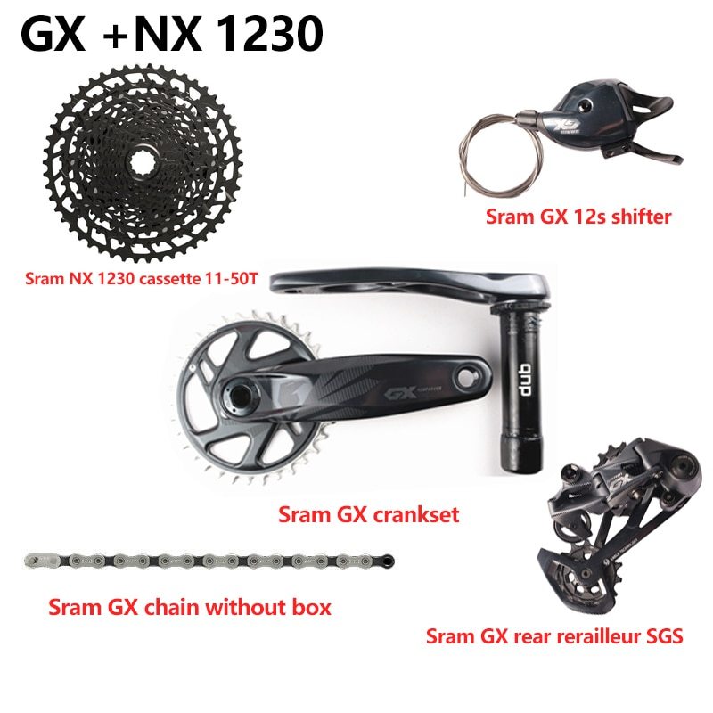 NEW SRAM GX EAGLE 1x12s 12 Speed 10-52T 11-50T DUB 170mm 175mm Crankset Trigger Shifter Chain SX 1210 NX 1230 Cassette Groupset